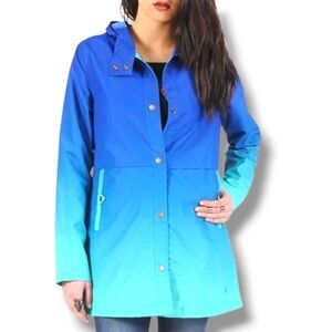 NWOT Volcom Acid Rain Ombre Blue Jacket, Size Medium